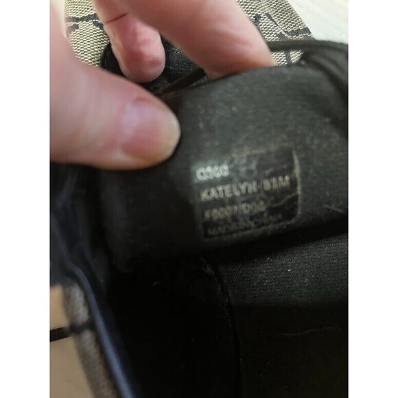 Coach Katelyn Signature Sneakers Black Suede Trim Q170 Women’s Size 8.5 M Shoes - Picture 2 of 10